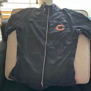 Chicago Bears Navy Blue Windbreaker